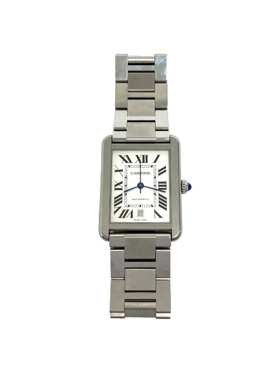Cartier Tank Solo XL Stainless Steel Quartz Watch Silver main image 6